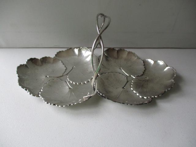 Sterling Reed & Barton Sectional Double Leaf Dish (1 of 5)