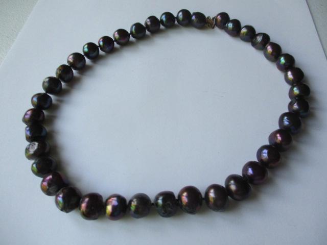 Pearl Baroque 18" Necklace: See Photos for Condition