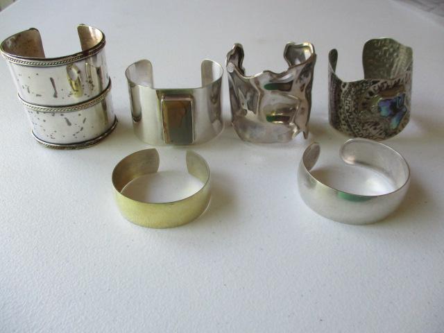 6 - Cuff Sterling Silver  & Other Cuff Bracelets (1 of 11)
