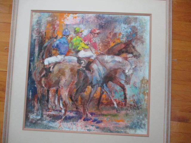 Fay Moore "3 Entries" Gouache on Rag Board (1 of 6)