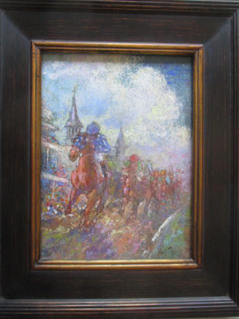 Fay Moore "Derby Finish" Pastel and Gouache (1 of 7)