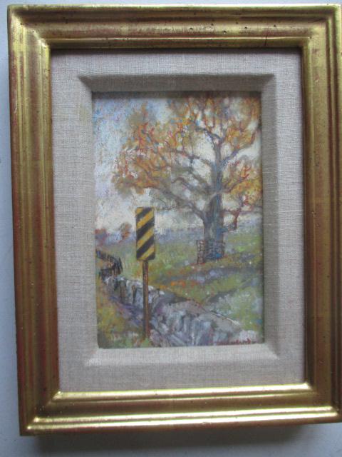 Fay Moore Rural Roadside Pastel on Pastel Board (1 of 7)