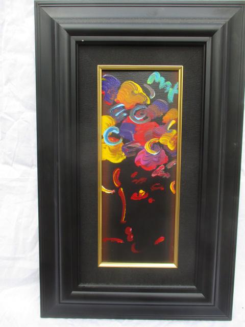 Peter Max "Roseville Profile" Acrylic Paint on Canvas (1 of 7)