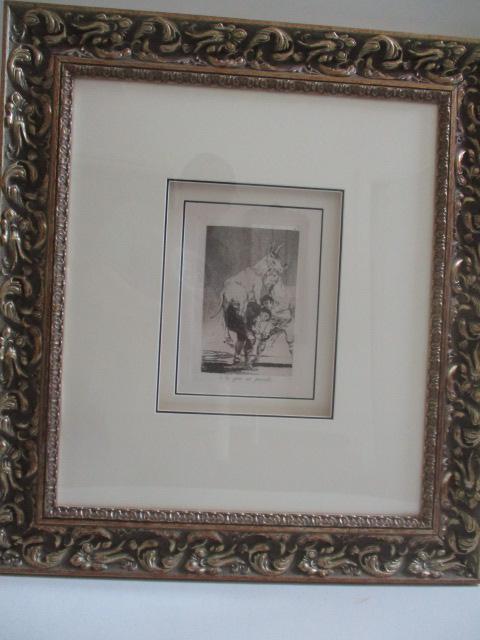 Francisco Goya "Tu que no puedes" Etching (1 of 6)