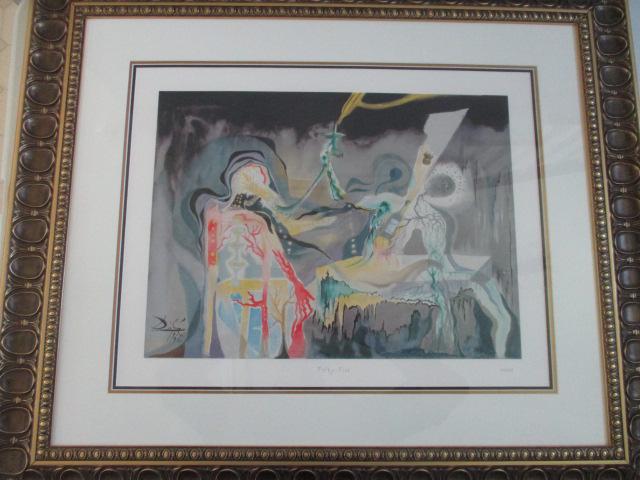 Destino #55 Salvador Dali 115/475 Colored Serigraph (1 of 8)