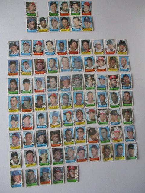 1969 Topps Baseball Stamps - 75 Single Stamps (1 of 6)