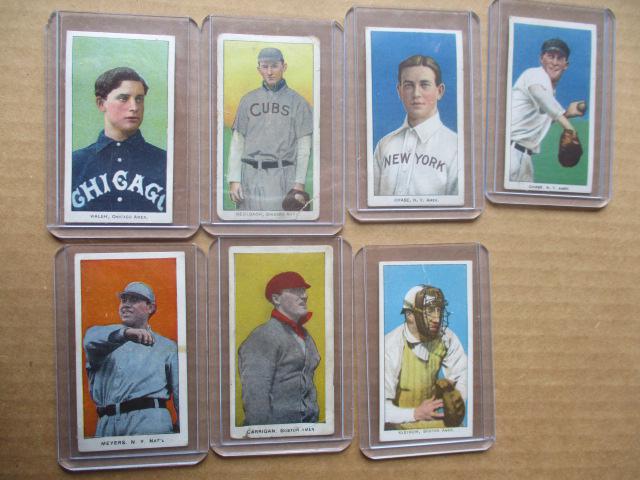 7 - T206 Baseball Cards: Chief Meyers, Hal Chase, Etc. (1 of 15)