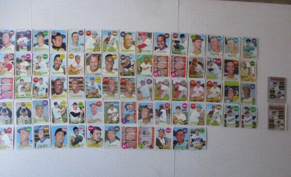 1969 Topps Baseball Cards - 74 Cards (1 of 6)