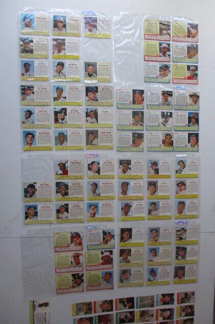 1962 & 1963 Jello, Post Cereal & Bazooka Baseball (1 of 20)