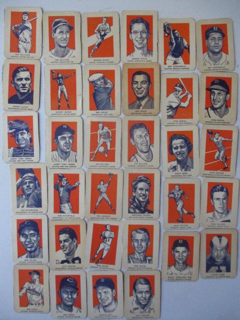 1952 Wheaties Cards - 34 Cards (1 of 20)