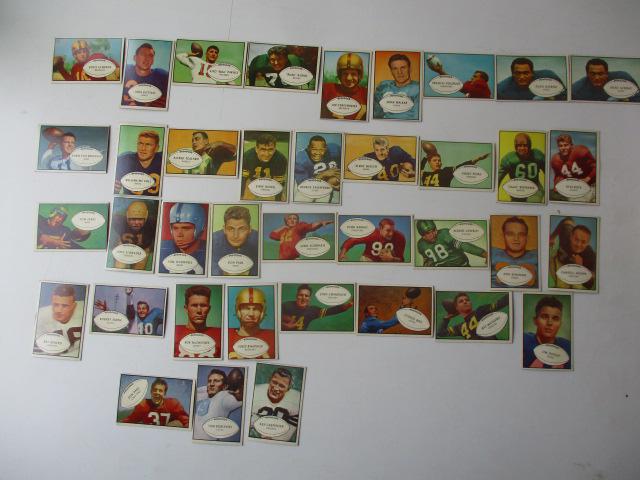 1953 Bowman Football Cards - 38 Cards (1 of 9)