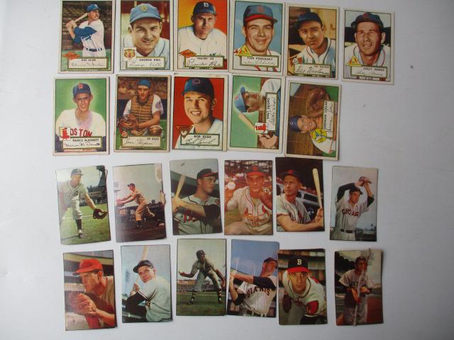 (11) 1952 Topps and (11) 1953 Bowman Baseball Cards (1 of 16)