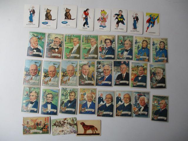 1949 Superman and 7 Other Comic Stars Inc. Cards + (1 of 13)