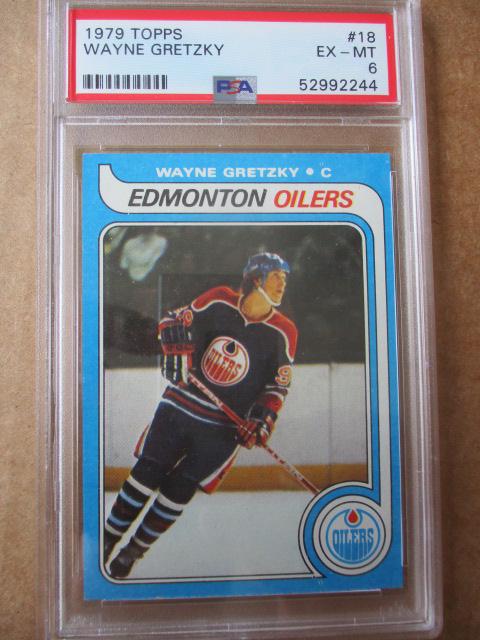 1979 Topps Wayne Gretzky #18 PSA Grade 6 Card (1 of 4)