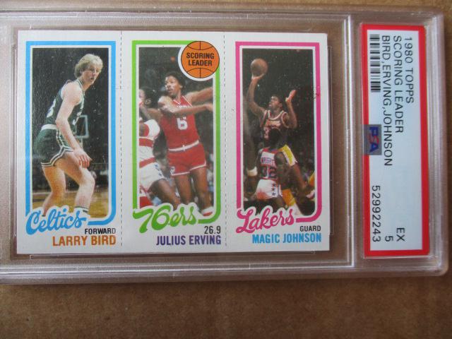 1980 Topps Scoring Leader -  PSA Grade 5 Card (1 of 3)