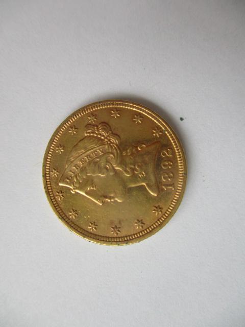 1892 Gold $5 Liberty Half Eagle Coin (1 of 7)