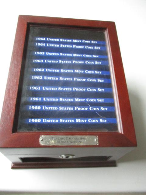 Last US Coin Sets of Silverage - 2, 1960 - 1964 Proof (1 of 14)