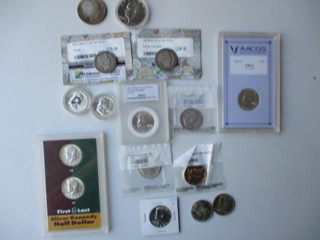 1921 Morgan Dollar, 1977-S Eisenhower Dollar + (1 of 12)