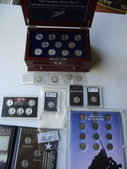 Nickel Sets, Silver Nickels, Quarters, Etc. (1 of 9)