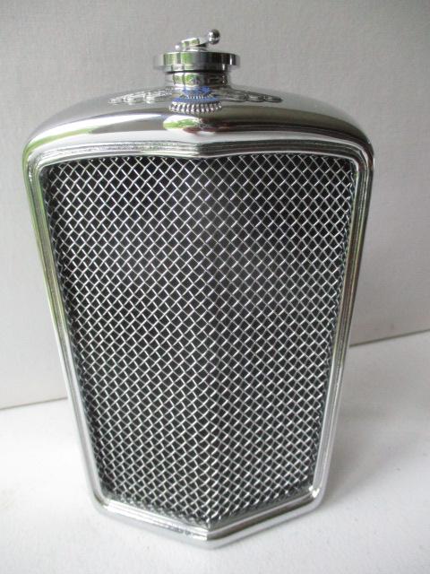 Chromium Jaguar Classic Stable Ltd SS Radiator Flask: 7" x 11"- See Photos for Condition