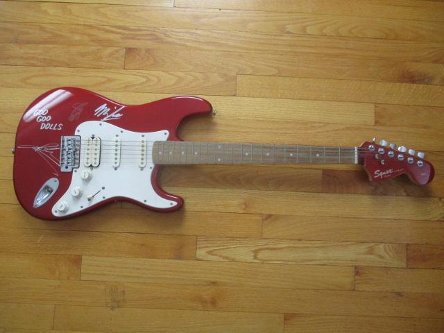 Goo Goo Dolls Signed Fender Squire Strat Guitar (1 of 12)