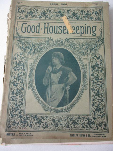 1891 & 1892 Good Housekeeping Magazines - 4: 1 from 1891 and 1 from 1892 - Some staining and paper loss - See Photos for Condition