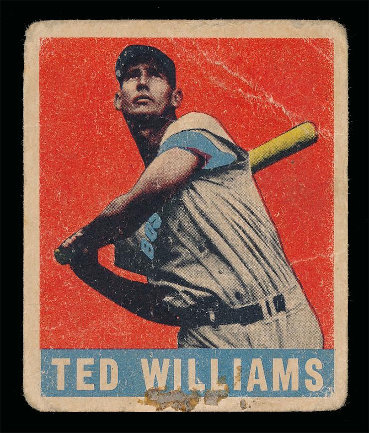 1948 Leaf Baseball #76 Ted Williams Poor (1 of 2)