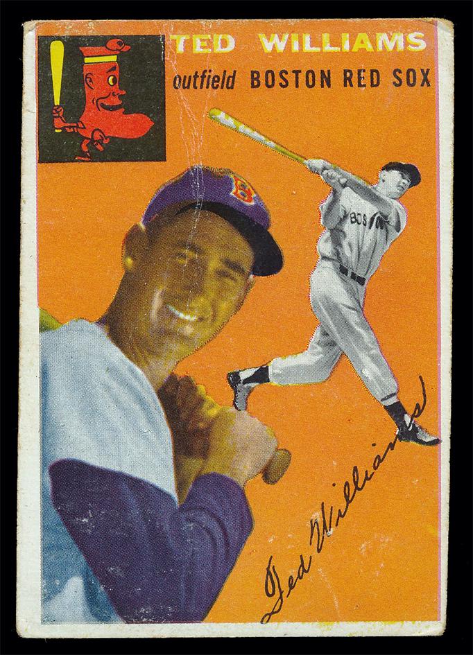 1954 Topps Baseball #1 Ted Williams Gd (1 of 2)