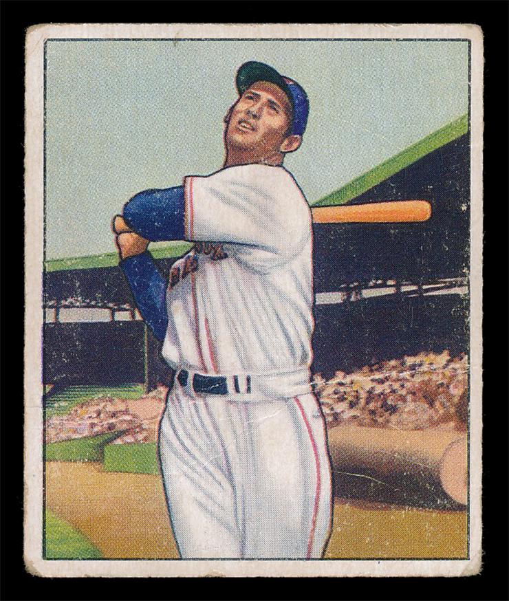 1950 Bowman Baseball #98 Ted Williams Vg (1 of 2)