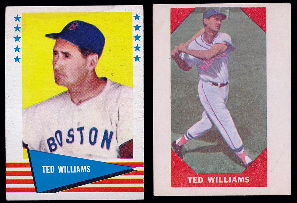 1960 & 1961 Fleer Ted Williams Cards (1 of 2)