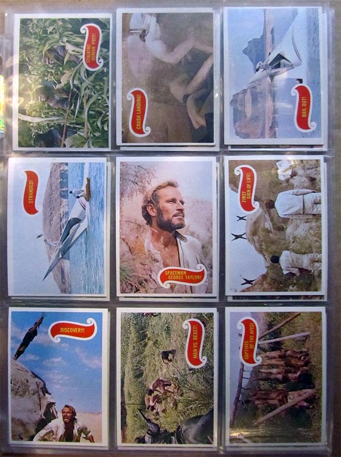 1969 Topps Planet of The Apes Complete Set: Solid Ex/Nrmt set of 44 cards with most being at least Exmt. This iconic TV show was made into movies many times over.