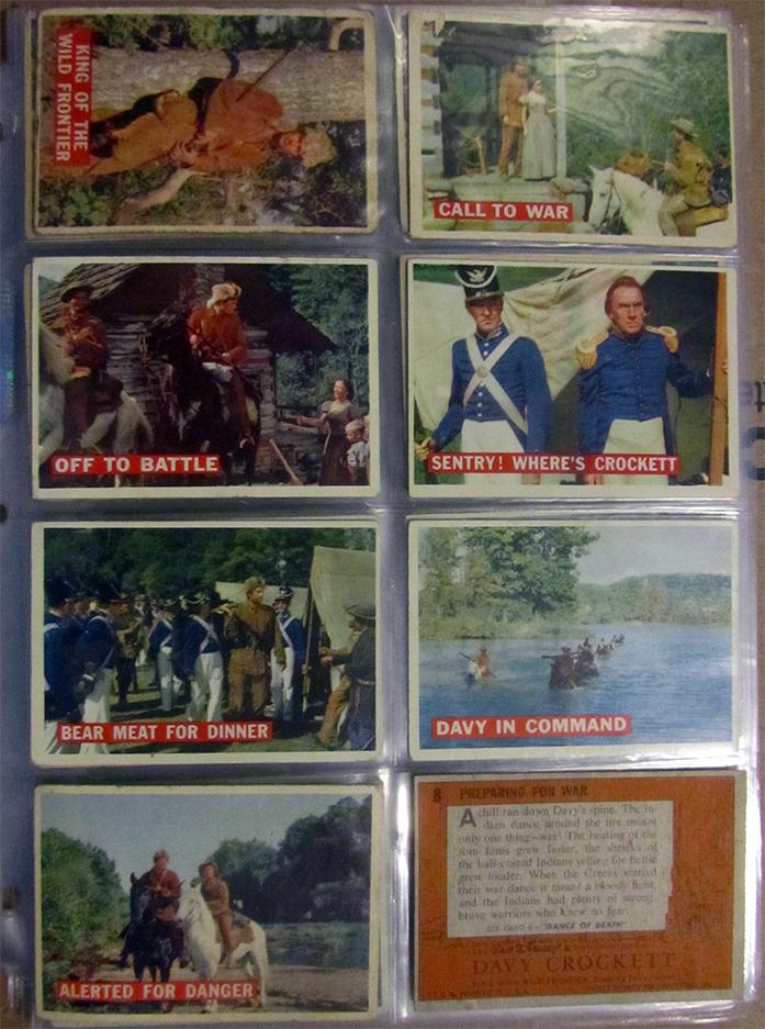 1956 Topps Davy Crockett set and Near Set (1 of 2)