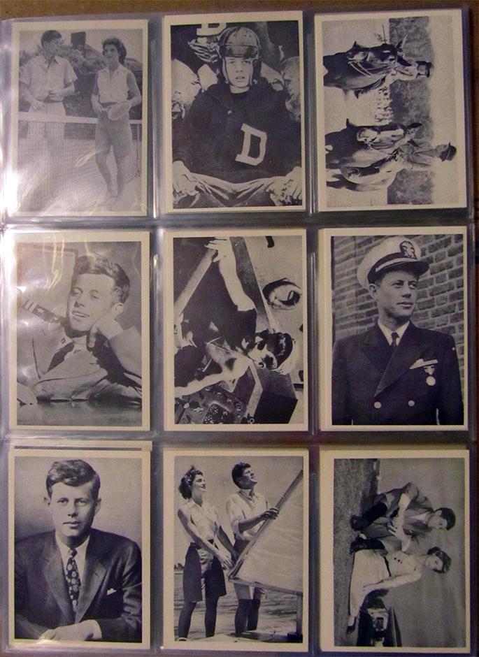 1964 Rosan John F Kennedy Complete Set: A pack fresh set of the Rosan version of these cards. Clean Nrmt cards with great images of the president.