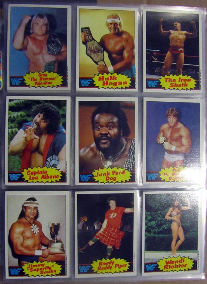Lot of 2 Complete 1980's Wrestling Sets (1 of 2)