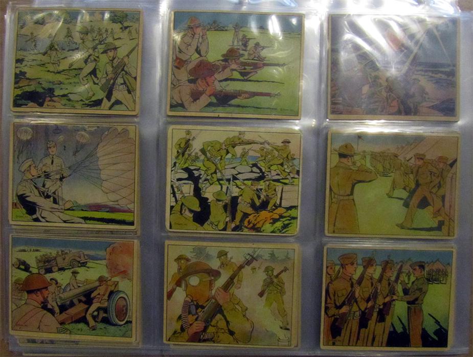 1941 Gum Inc. Uncle Same Complete Set: Very difficult set to finish with the rare high numbers. Complete 96 card set. The cards range from Gd to Ex with most being at least Vg.