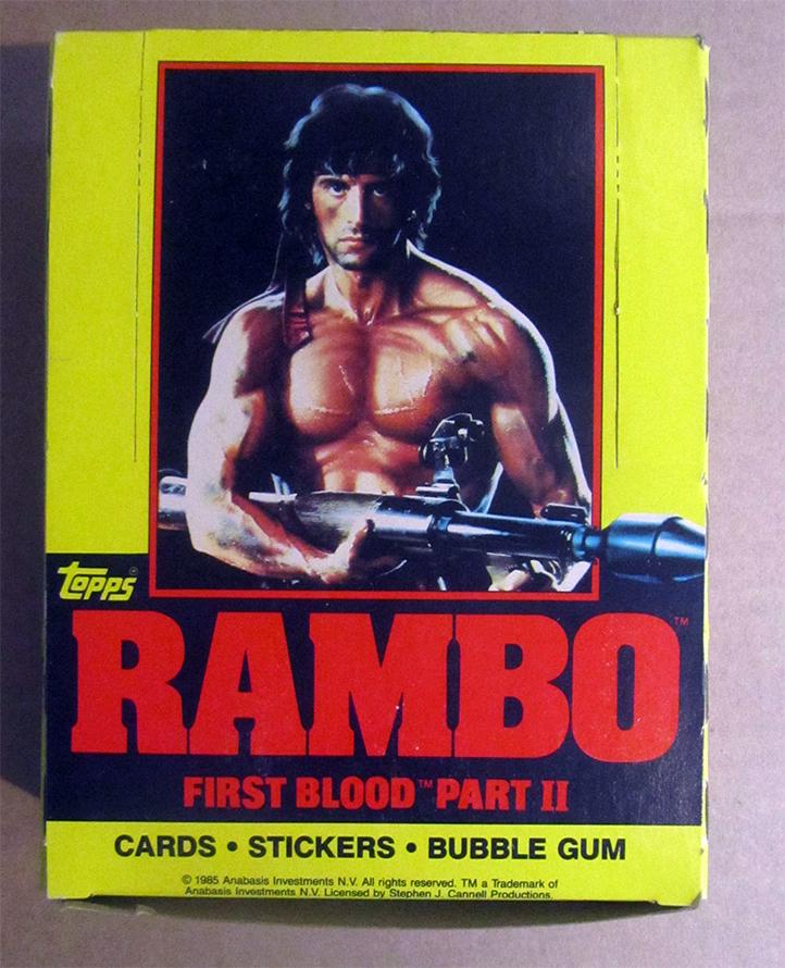 1985 Topps Rambo Unopened Wax Box (1 of 1)