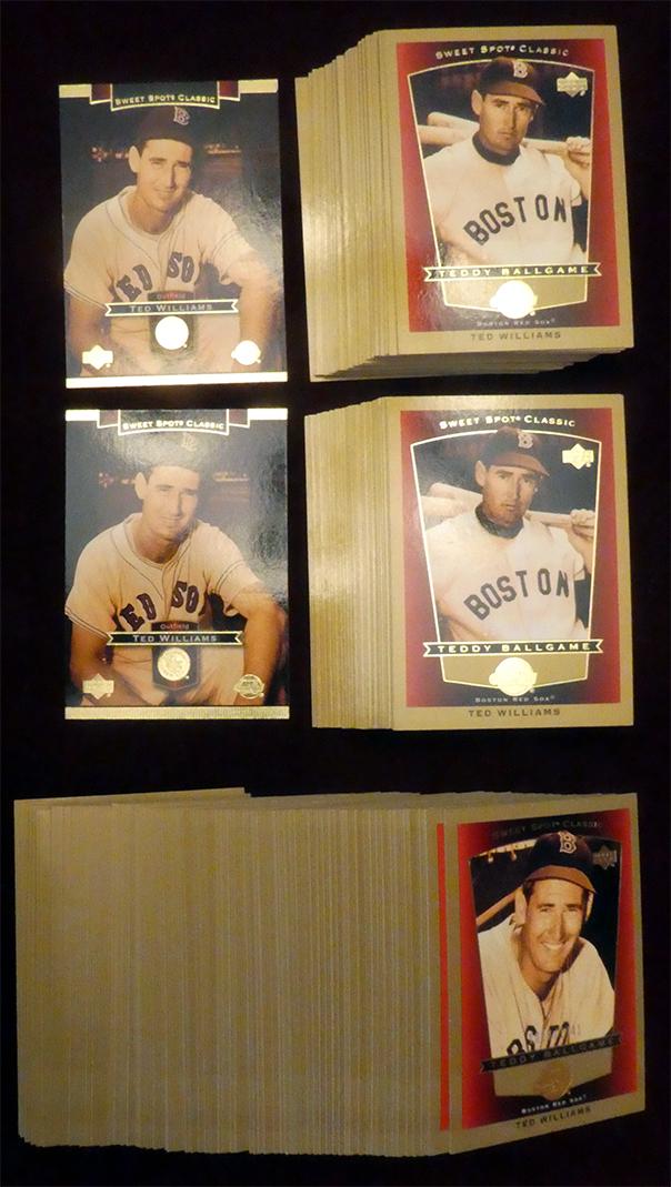 2003 UD Sweet Spot Classic Ted Williams Mega Lot (1 of 1)