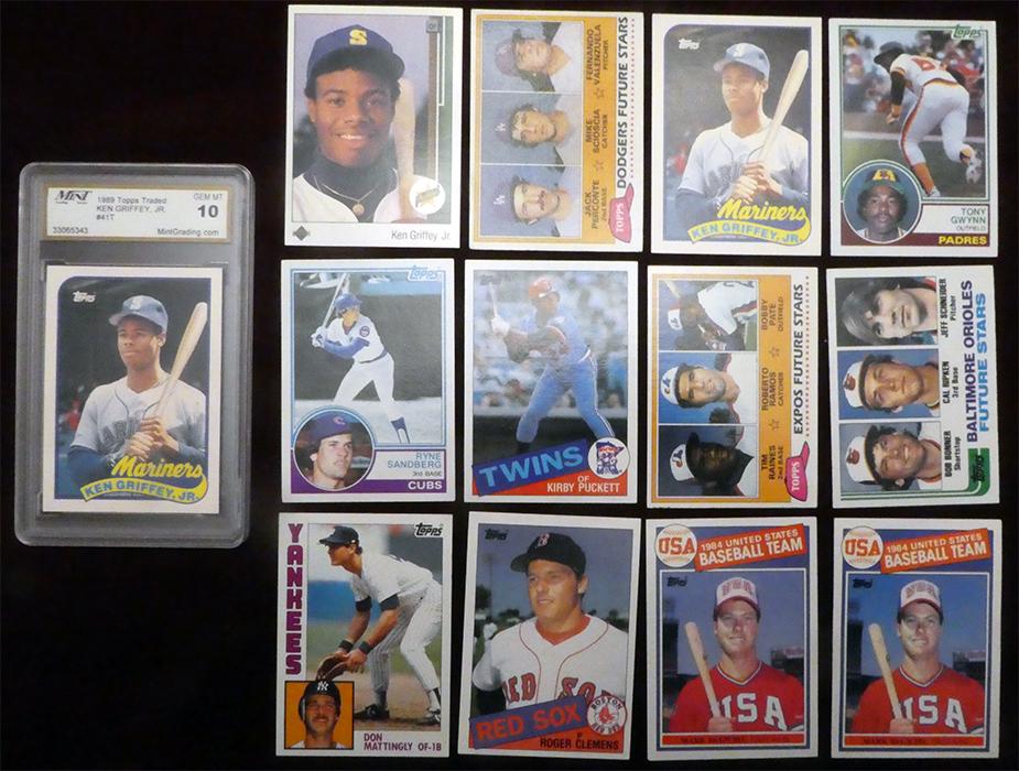 (13) 1980's Key Baseball Rookie Cards (1 of 1)