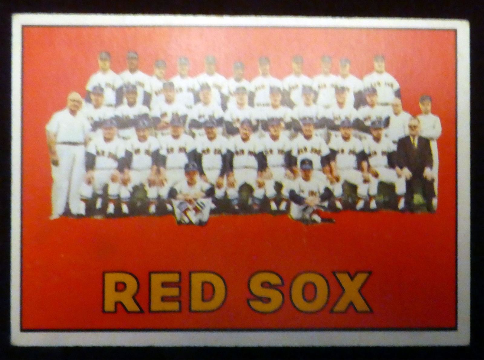 1967 Topps Baseball #604 Boston Red Sox Team Card (1 of 2)