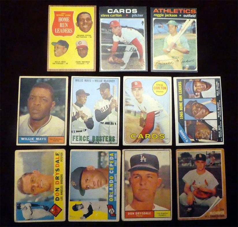 (11) 1960's -1970's Topps Baseball Key Cards (1 of 1)