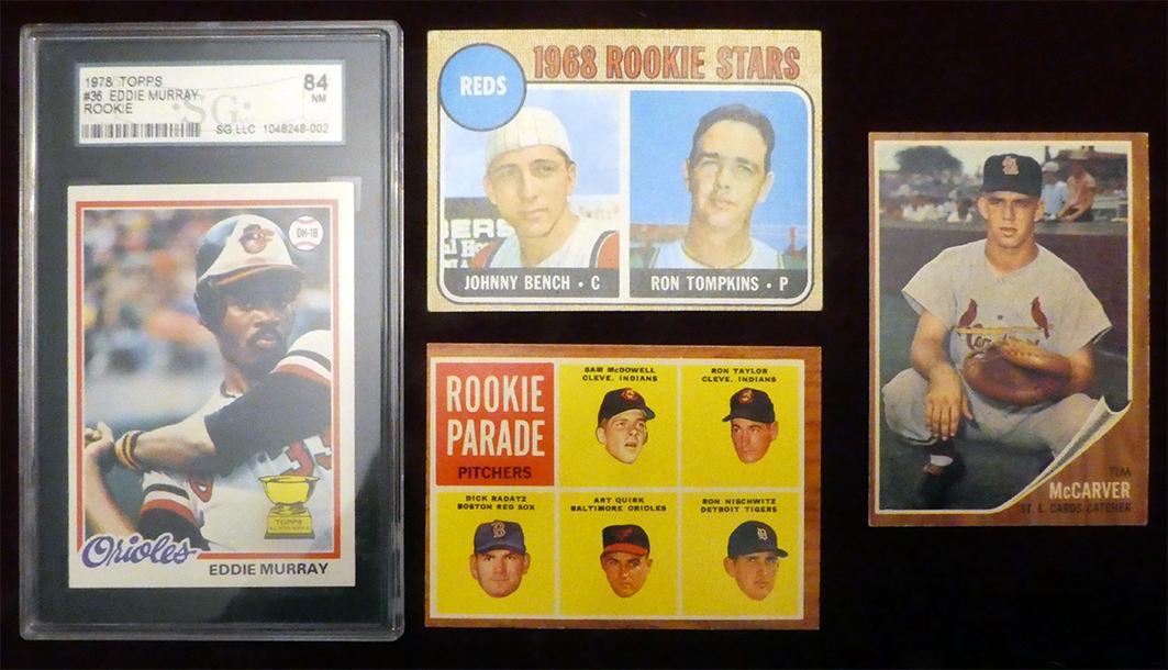 (4) Baseball Rookie Cards (1 of 2)