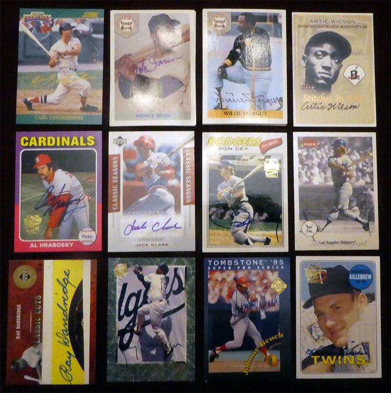 (12) Pack Certified Autographed Baseball Inserts (1 of 1)