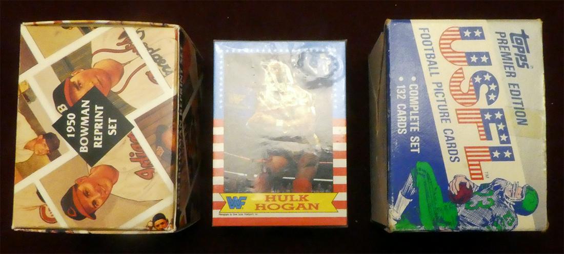 (3) Boxed Sports Sets with 84T USFL (1 of 1)