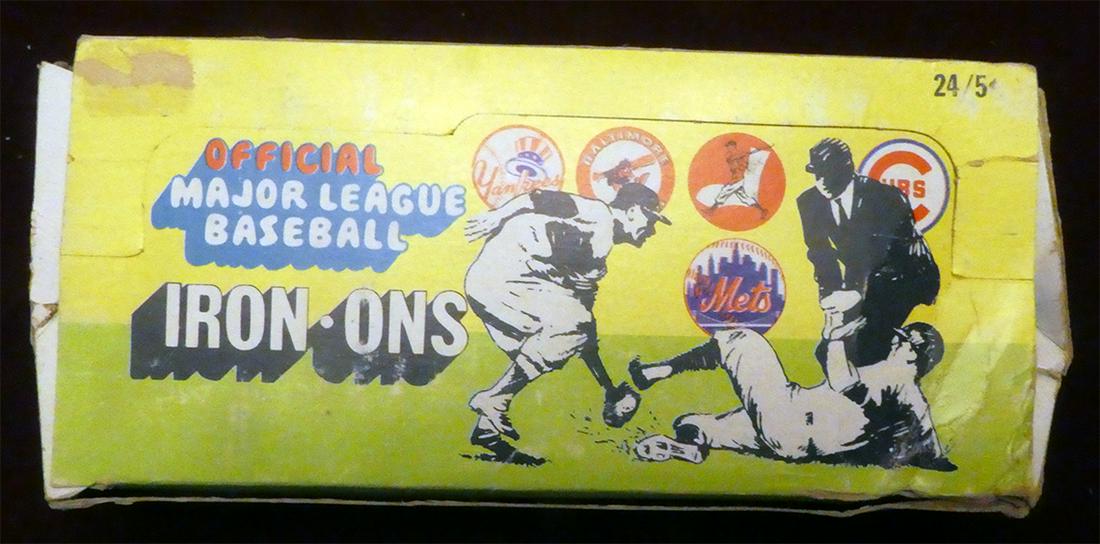 1968 Fleer Baseball Iron On Partial Wax Box (1 of 2)