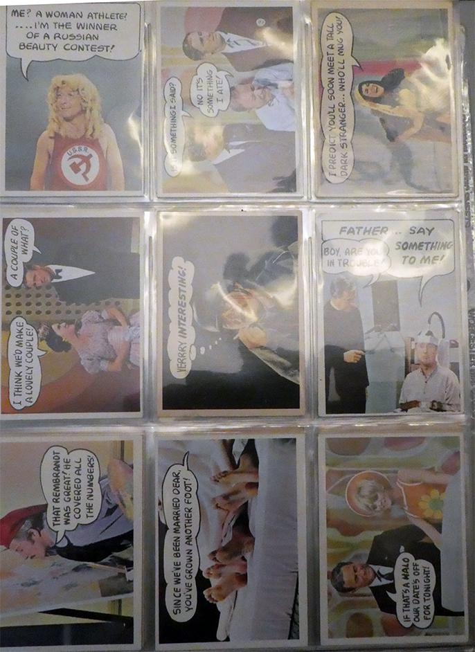 Non sport Lot of Laugh in & Isolation Booth: Nice lot that includes (26) Different Laugh In cards Ex/Nrmt and (53) different Isolation Booth Vg/Exmt with most Ex/Ex+. 1 card has writing on back.