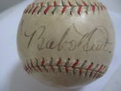 Babe Ruth & Lou Gehrig Signed Baseball w/ COA