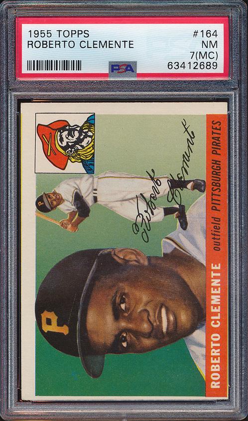 1955 Topps Baseball #164 Roberto Clemente PSA 7 (1 of 2)