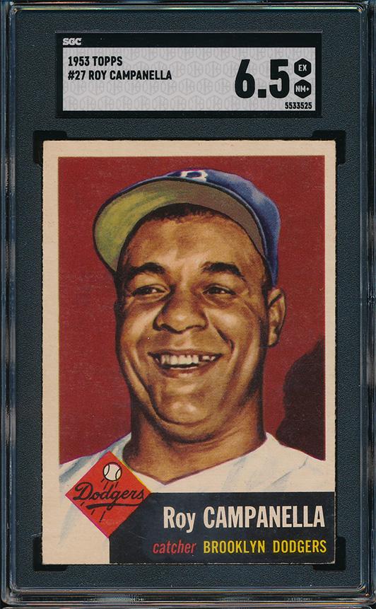 1953 Topps Baseball #27 Roy Campanella SGC 6.5 (1 of 2)