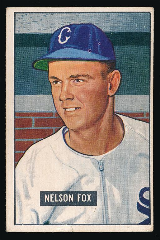 1951 Bowman Baseball #232 Nellie Fox Rookie G/Vg (1 of 2)