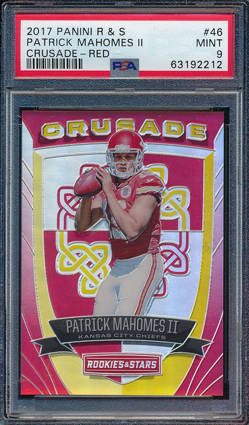 2017 Panini Rookies & Stars Crusade Mahomes Card (1 of 2)